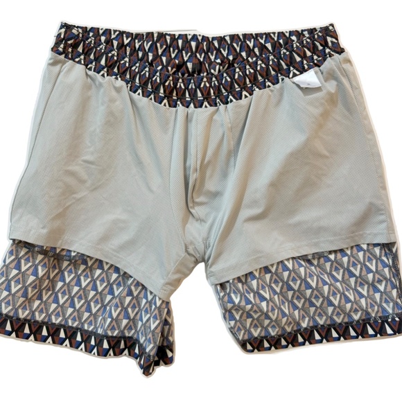 Express Swim Trunks Geometric Print Size XL - Picture 6 of 11